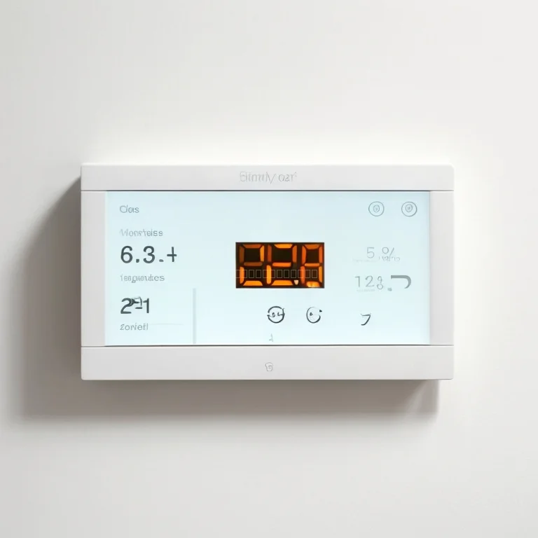 Visualisierung eines Thermostat-Zeitplans